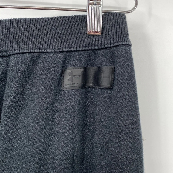 Under Armour Coldgear Sweatpants Womens Size Medium Dark Gray Zipper Fly Joggers - Picture 7 of 15